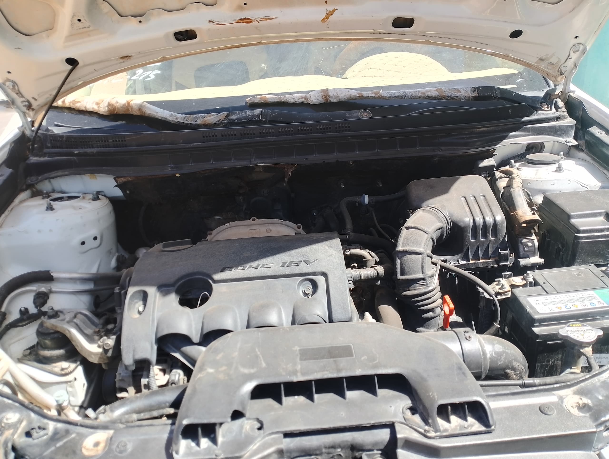 افانتي منفوخه 2007 ابيض ترخيص خرطوم